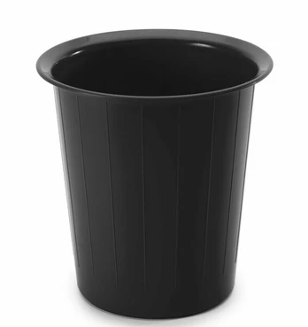Juoda šiukšlių dėžė, 14l