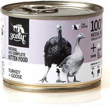 3Coty kalakutiena + GOOSE for Kittens 180g