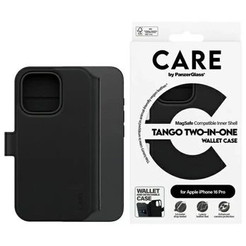 Dėklas Panzer Glass PanzerGlass CARE Case Feature Tango 2-in-1 Wallet Case iPhone 24 6.3" Pro