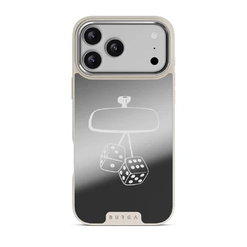City Lights - iPhone 17 Pro Max Case, Elite Mirror Light (MagSafe) / Silver