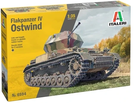 Italeri Flakpanzer IV Ostwind priešlėktuvinio tanko modelis 1/35, 6594