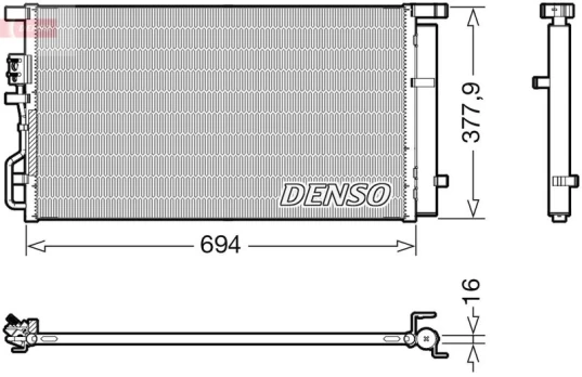 Kondensatorius, oro kondicionierius DENSO DCN41019