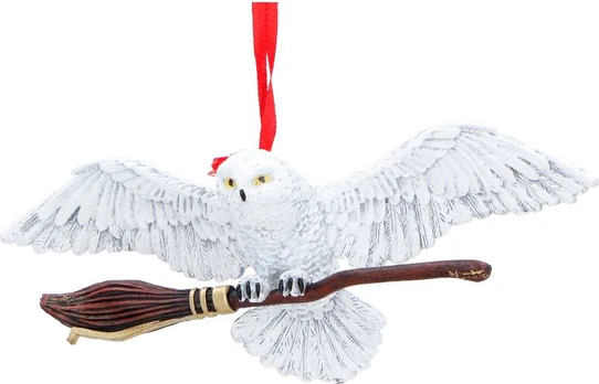 Nemesis Now Harry Potter - Hedwig In Flight Hanging Ornament