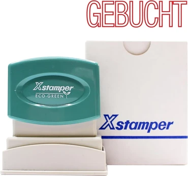 X-stamper Booked raudonas