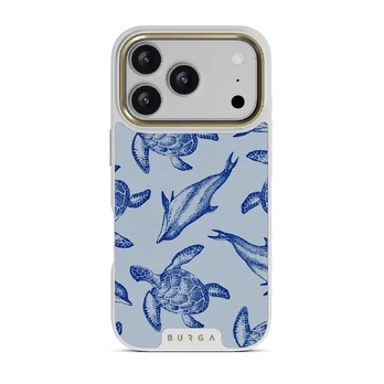 Aquatic Dance - iPhone 17 Pro Case, Elite Light (MagSafe) / Gold