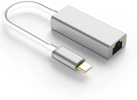 Spacetronik Adapteris USB-C na gniazdo RJ45 SPU-A04 sidabrinė
