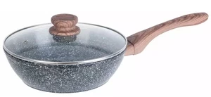 King Hoff Wok keptuvė Ø28cm su dangteliu KINGHOFF