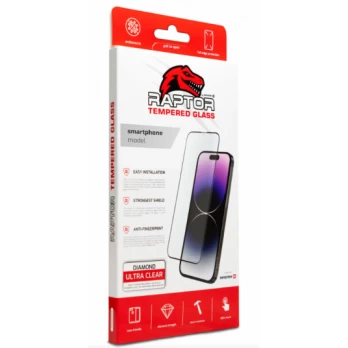 Swissten Raptor Diamond Ultra Full Face Tempered Glass for Apple iPhone 13 / 13 Pro