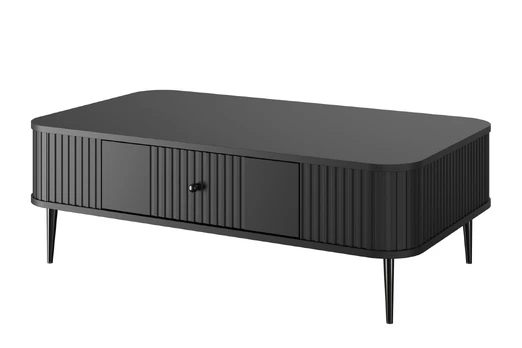 Coffee Table Vesper - Black / Black Legs