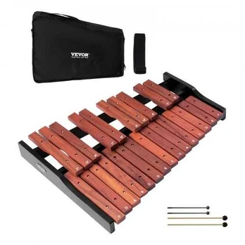 25 natų medinis glockenspielis su deklaji