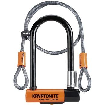 Kryptonite Evolution Mini 7 -U-lukko lisävaijerilla