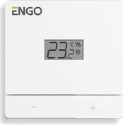 Room thermostat ENGO, White, 2xAAA battery
