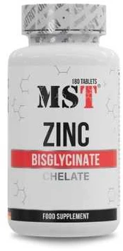 MST Cinko Chelatas Bisglicinas 180 Tablečių