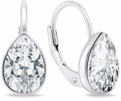 Brilio Silver Brilio Sidabrinis Original sidabrinis earrings with zircons EA671W