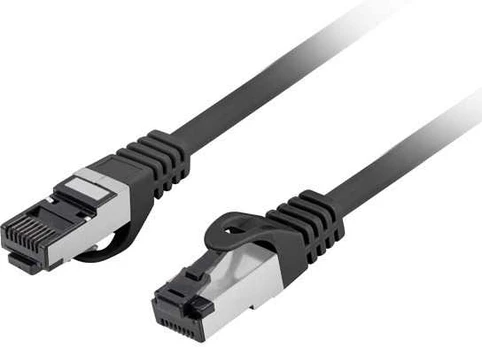 PATCHCORD KAT.8.1 S/FTP LSZH CU 2M Juodas FLUKE PASSED LANBERG