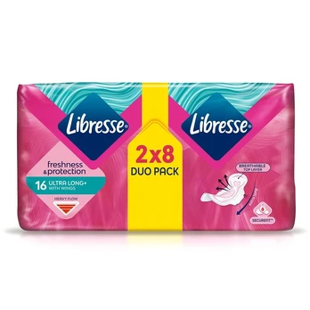 Higieniniai paketai LIBRESSE INVISIBLE SUPER, 16 vnt.