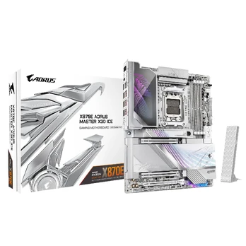 pagrindinė plokštė Gigabyte X870E AORUS MASTER X3D ICE