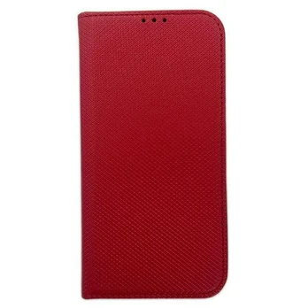 Dėklas Smart Magnet book iPhone 15 6,1" raudona|red