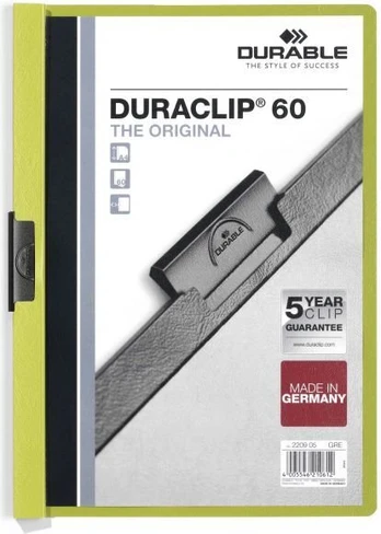 Durable Duraclip A4 segtuvas, žalias
