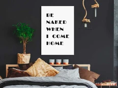 Artgeist Paveikslas - Be Naked When I Come Home (1 Part) Vertical kaina