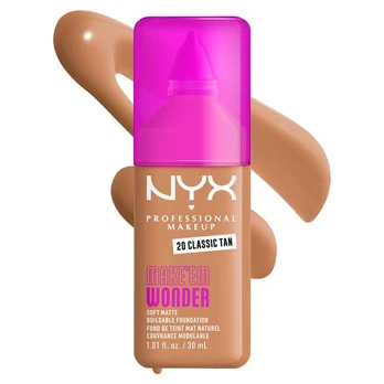 Nyx Professional Make Up MAKE'EM WONDER foundation #20-Classic Tan 30 ml