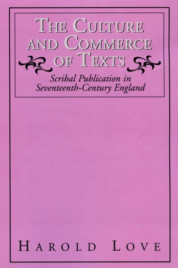 Culture and Commerce of Texts