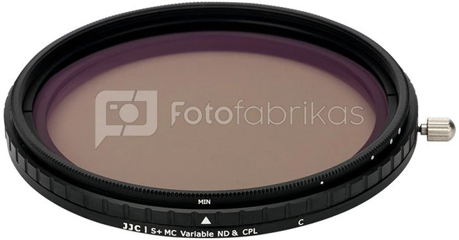 JJC F NC58 2 In 1 Variable ND + CPL Filter
