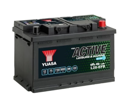 Akumuliatorius YUASA L28-EFB 12V 75Ah 730A D+