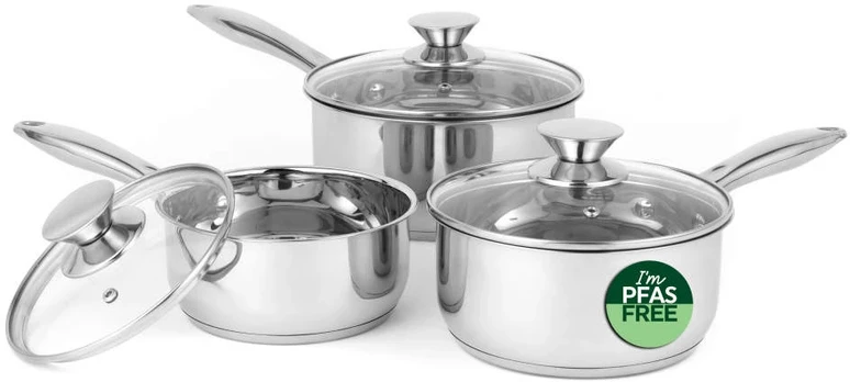 Russell Hobbs BW06571EU7 Classic Collection 3 Piece Pan Set