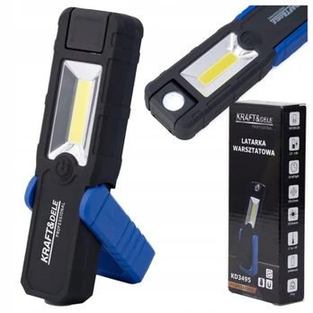 Led dirbtuvinė lemputė 250lm Cob 2500mah Usb