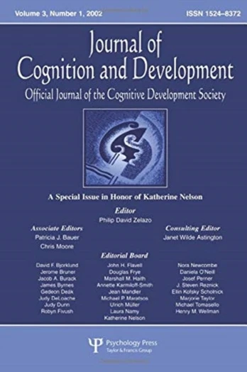 Special Issue in Honor of Katherine Nelson