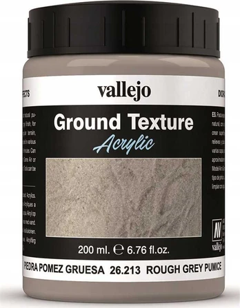 Vallejo Vallejo: 26.213 – „Diorama FX“ – grunto tekstūros – pilka pemza (200 ml)