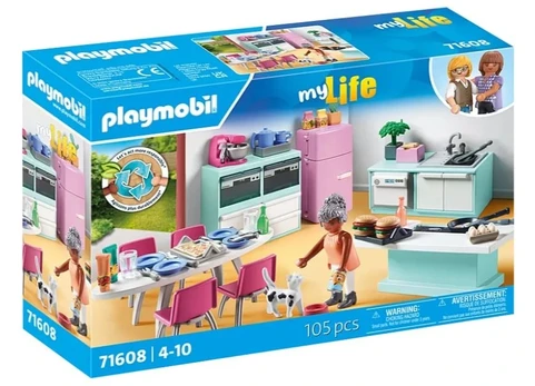 Playmobil - Kitchen with dining place (71608)