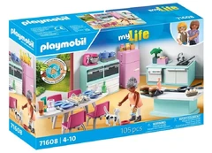 Playmobil - Kitchen with dining place (71608) kaina