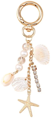 Troli Gold-plated pendant with crystals Sunny Beach