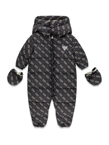 Guess Žiemos kombinezonas H6BG02 W4053 Juoda Regular Fit