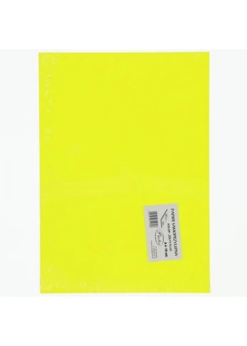 Lipnus popierius A4/ 10l PROTOS Fluo geltonas