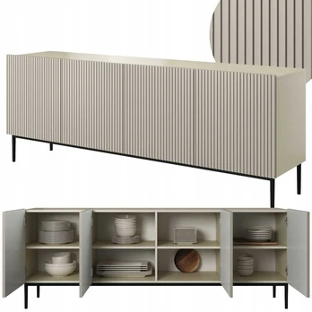 Komoda Bogart Nicole 200, smėlio spalvos