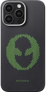 Dėklas Pitaka x Aries Tactile Woven Case, Alien - iPhone 16 Pro Max