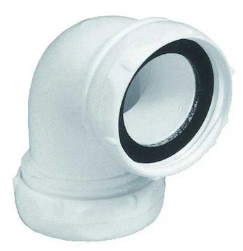 Purus Afløbsvinkel 32x32mm hvid
