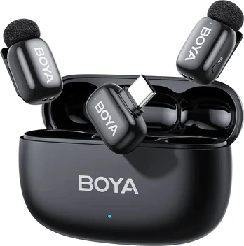 Boya wireless microphone mini 2-02 USB-C, black