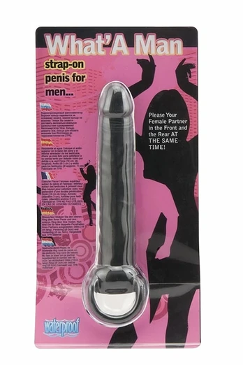 WHATA MAN Dual Silicone Support Ring Adjustable Black 4890888126482