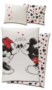 MCU Disney Minnie og Mickey Mouse Sengetøj - 100 procent bomuld