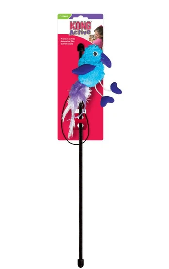Žaislas "KONG Active Feather Teaser Catnip Toy"