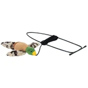 Žaislas katėms ant pagaliuko Trixie TX-45771, rudas/smėlio, 13 cm kaina