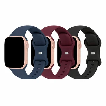 Apple Watch dirželis, sportiniai, silikoniniai, 3 vnt.