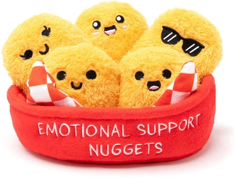 justplay Emotional Support Nuggets plush toys