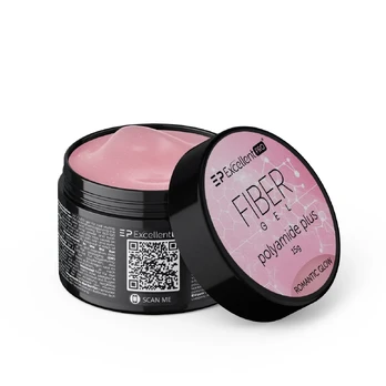 EXCELLENT PRO_Fiber Gel Polyamide Plus statybinis gelis Romantic Glow 15g