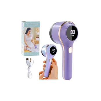 Lean Electric Fabric Shaver 3 Speed Modes Violetinė