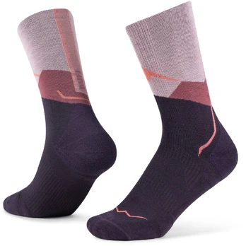 BUFF Merino Lightweight Crew Sock LWC1 Socks, Rožinė L